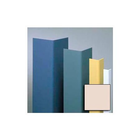 Pawling Vinyl Surface Mounted Corner Guard, 90Deg Corner, 1-1/2" Wings, 8' Height, Taupe, Undrilled CGU-12-8-176